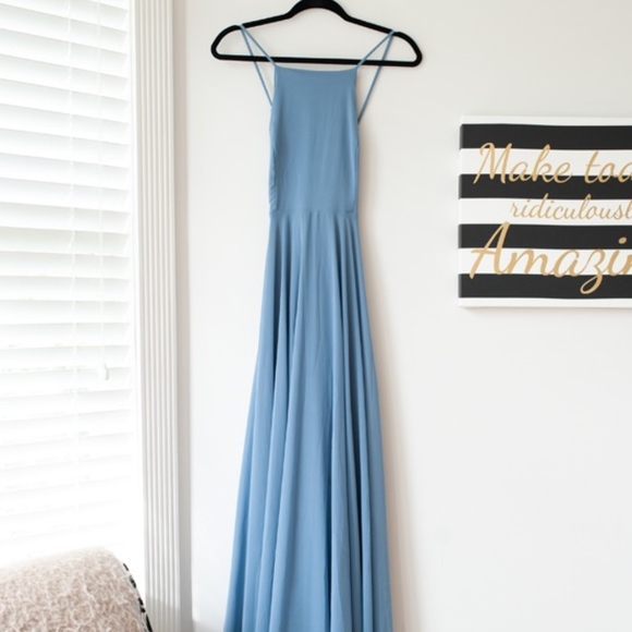 Leshop Dresses & Skirts - Leshop- Flowy Maxi Dress- Blue